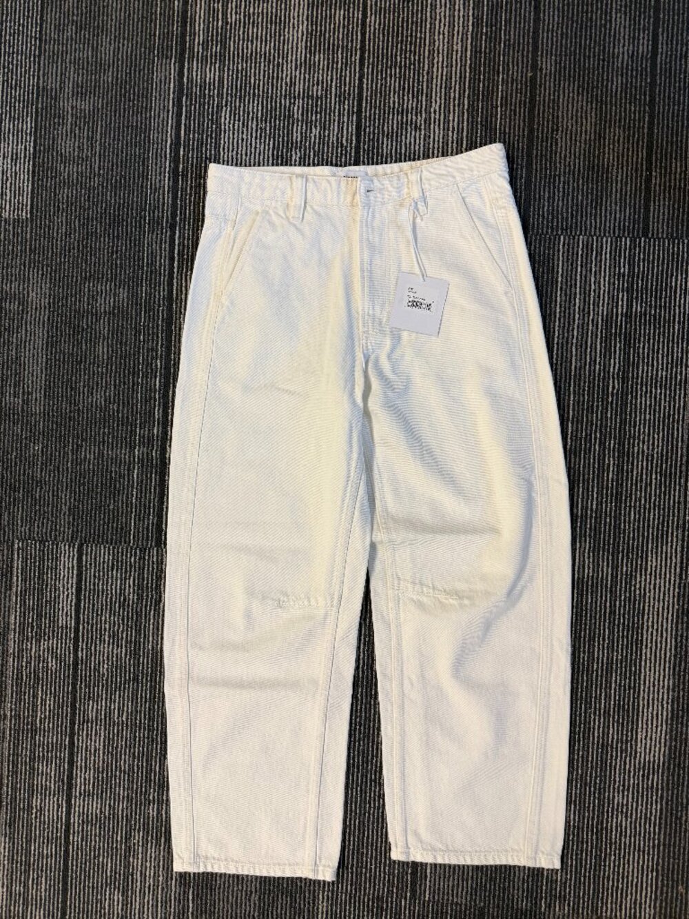 Pistola Beau Seamed Crescent Leg (Paper White) Size 27